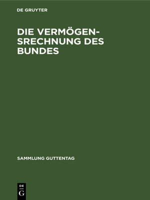 cover image of Die Vermögensrechnung des Bundes